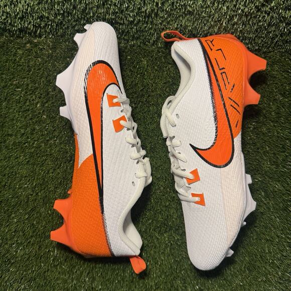 Size 12 - Nike Vapor Edge Speed 360 2 White Orange FQ4045-100 Cleats - Picture 4 of 7